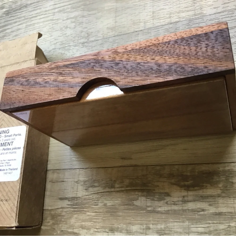 NWT Pier 1 Imports Natural Wood Switch Eight Brain Teaser Puzzle Game